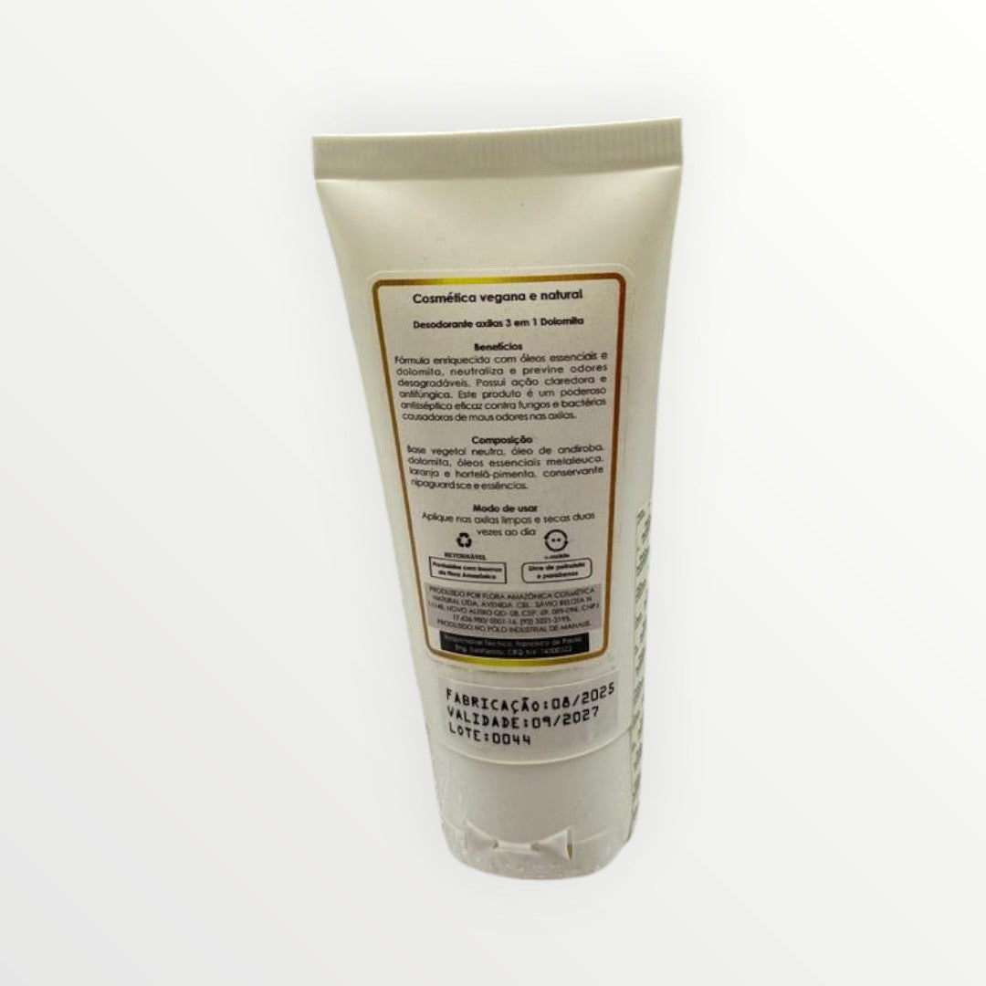 Desodorante Creme Dolomita - verso