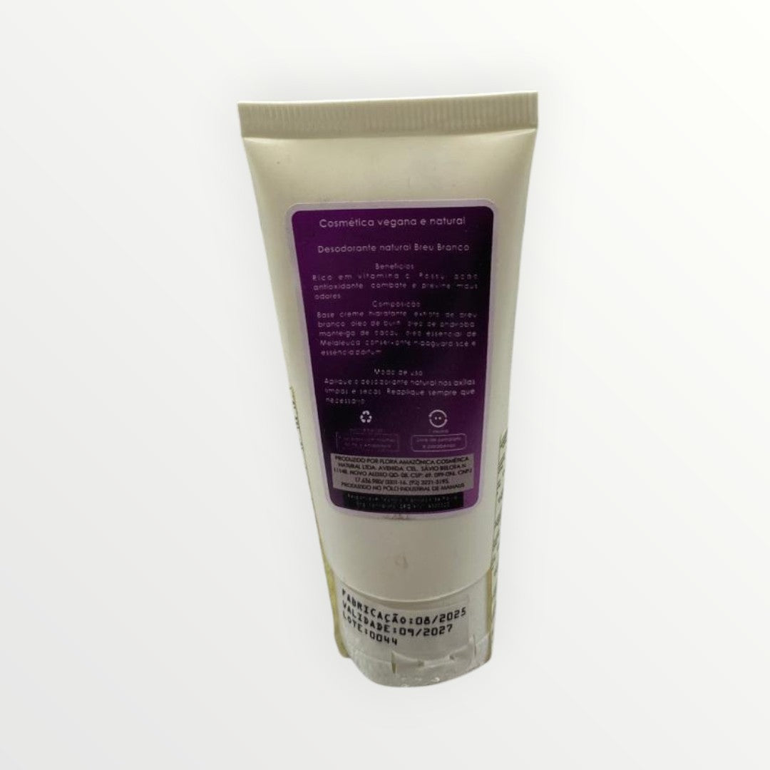Desodorante Creme Breu Branco - verso